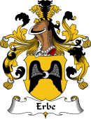 German Wappen Coat of Arms for Erbe