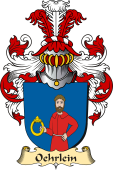 v.23 Coat of Family Arms from Germany for Oehrlein