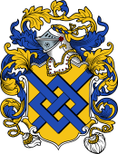 English or Welsh Coat of Arms for Willoughby (Lincolnshire, Derbyshire, Devonshire, and Kent)