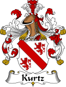 German Wappen Coat of Arms for Kurtz