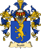 Italian Family Coat of Arms (v.25a) Scotti