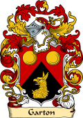 English or Welsh Family Coat of Arms (v.23) for Garton