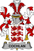 Irish Coat of Arms for Cochlan or McCoughlan