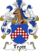 German Wappen Coat of Arms for Trott