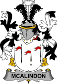 Irish Coat of Arms for McAlindon or McAlindem