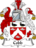 English Coat of Arms for the family Cobb