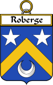 French Coat of Arms Badge for Roberge