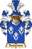 French Family Coat of Arms (v.23) for Desjardins