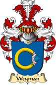 v.23 Coat of Family Arms from Germany for Weyman