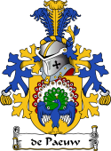 Dutch Coat of Arms for de Paeuw
