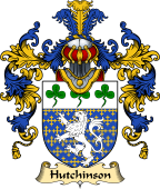 Irish Family Coat of Arms (v.25) Hutchinson