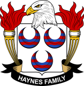 Coat of arms used by the Haynes family in the United States of America