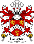 Welsh Coat of Arms for Langton (Sir William-of Henllys, Gower)