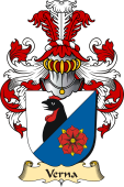 v.23 Coat of Family Arms from Germany for Verna