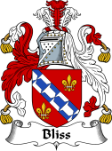 English Coat of Arms for Bliss or Blisse