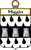 Irish Badge for Higgin or O'Higgins