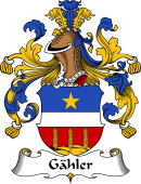 German Wappen Coat of Arms for Gähler