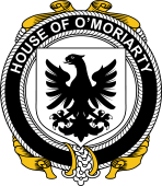 Irish Coat of Arms Badge for the O'MORIARTY family