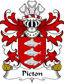 Welsh Coat of Arms for Picton (of Pembrokeshire)