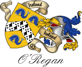 Sept (Clan) Coat of Arms from Ireland for O'Regan