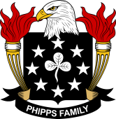 Coat of arms used by the Phipps family in the United States of America
