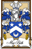 Scottish Coat of Arms Bookplate for MacBeth or MacBeath