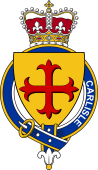 Families of Britain Coat of Arms Badge for: Carlisle or Carlyle (Scotland)