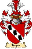 English Coat of Arms (v.23) for the family Turpin