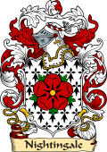 English or Welsh Family Coat of Arms (v.23) for Nightingale (London and Warwick 1593)