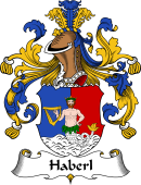 German Wappen Coat of Arms for Haberl