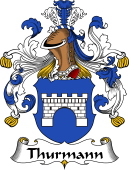 German Wappen Coat of Arms for Thurmann