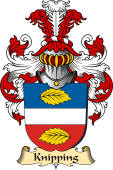 v.23 Coat of Family Arms from Germany for Knipping