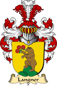 v.23 Coat of Family Arms from Germany for Langner