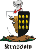 German shield on a mount for Krassow