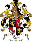 German Wappen Coat of Arms for Kain
