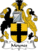 English Coat of Arms for the family Mohun or Moynes