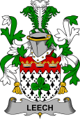 Irish Coat of Arms for Leech