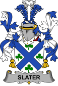 Irish Coat of Arms for Slater or Slator