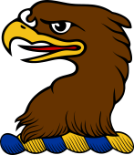 Family Crest from England for: Abday, Abdey or Abdy Crest - Eagle's Head Erased