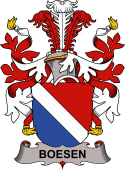 Danish Coat of Arms for Boesen