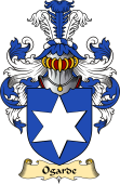 English Coat of Arms (v.23) for the family Ogarde or Ogard