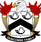 Coat of arms used by the Duncombe family in the United States of America