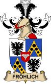 Republic of Austria Coat of Arms for Fröhlich (de Salionze)