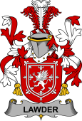 Irish Coat of Arms for Lawder or Lauder