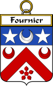 French Coat of Arms Badge for Fournier or Fornier