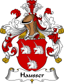 German Wappen Coat of Arms for Hausser