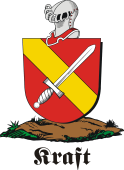 German shield on a mount for Kraft