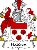 English Coat of Arms for the family Hadden