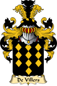 French Family Coat of Arms (v.23) for Villers (de)