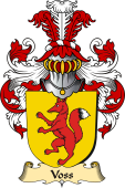 v.23 Coat of Family Arms from Germany for Voss